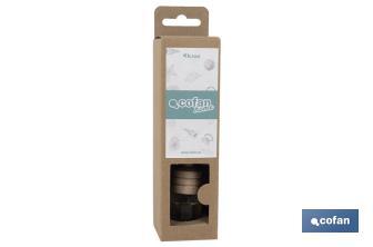 Ambientador de coche | Tapón de madera | Aroma a océano - Cofan