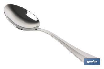 Colher de mesa | Modelo Bolonia I Fabricado em Aço inox 18/00 I Embalagem blíster ou pack - Cofan