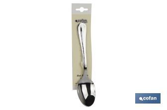 Colher de mesa | Modelo Bolonia I Fabricado em Aço inox 18/00 I Embalagem blíster ou pack - Cofan