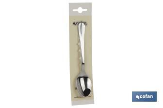 Coffee spoon | Bolonia Model | 18/00 Stainless steel | Available in pack or blister pack - Cofan