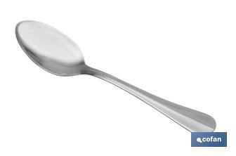 Tea spoon | Bolonia Model | 18/00 Stainless steel | Available in packs or blister pack of 3 pcs. - Cofan