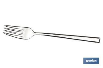 Table fork | Bari Model | 18/10 Stainless steel | Available in pack or blister - Cofan