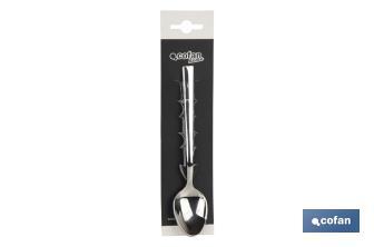 Coffee spoon | Bari Model | 18/10 Stainless steel | Available in pack or blister - Cofan