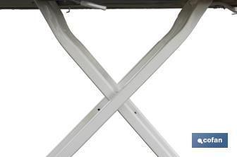 Tívoli ironing board | Size: 125 x 41cm | Black - Cofan