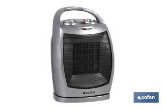 Electric fan heater | Finlandia Model | Two-heat settings: 750-1,500W | PTC Ceramic fan heater - Cofan