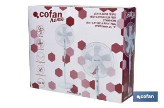 Stand fan, Ábrego Model - Cofan