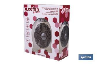 VENTILATEUR AVEC MINUTERIE MODÈLE CIERZO  - Cofan