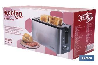 Tostador con dos ranuras Modelo Pasiego - Cofan