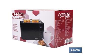 Tostador una ranura Modelo Centeno Negro Mate - Cofan