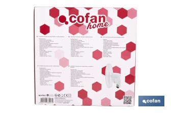 Wall-mounted fan with timer and remote control | Power: 50W - Cofan