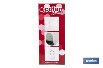 Wall-mounted fan with timer and remote control | Power: 50W - Cofan