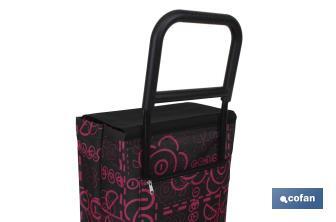 Carro Compra 4 Ruedas Mod.Maggio Fucsia - Cofan