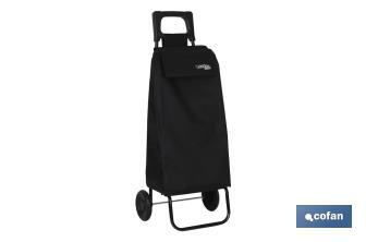 Carro Compra 2 Ruedas Mod.Luglio Negro - Cofan