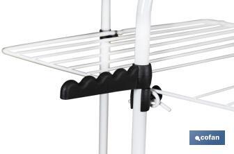 Tower Clothes Airer | Painted Steel & Polypropylene | Size: 70 x 60 x 137cm | 3 Drying Racks - Cofan