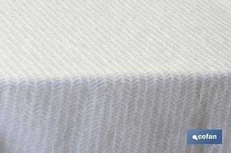 Resin-coated tablecloth roll with spike pattern design | Size: 1,40 x 20 m. - Cofan