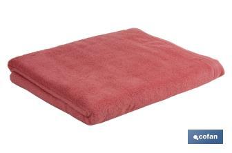 Toalha de mãos Cor coral I 100% algodão I Gramagem 580g/metro I Medidas 30 x 50 cm - Cofan