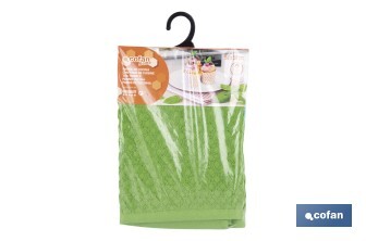 Pack 2 panos de cozinha | Medida 50 x 50 cm | Cor verde e azul | Modelo Merlot - Cofan