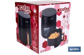 Friteuse à air chaud sans huile | Capacité de 3,5 litres - Cofan