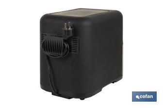 Freidora de Aire Digital de 5 Litros | Ventana de visualización con luz + pantalla táctil en color + rejilla para tostar pan | Bajo Consumo 1500W | 8 Programas - Cofan
