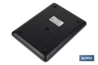 Digital kitchen scale available in 3 colours | LED display | 4 high-precision sensors - Cofan
