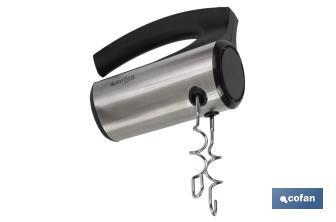 Batidora de Varillas | Potencia 350W | Modelo Maneli | Medida 16 x 18 x 8 cm | Fabricada en ABS y Acero Inox Cepillado - Cofan