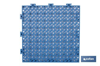 Loseta Alveolada | Set de 4 Unidades | 4 colores diferentes | Material PVC | Medidas 33 x 33 x 2 cm - Cofan