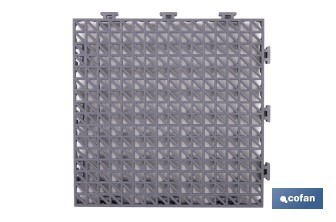 Loseta Alveolada | Set de 4 Unidades | 4 colores diferentes | Material PVC | Medidas 33 x 33 x 2 cm - Cofan