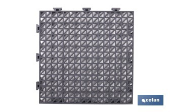 Loseta Alveolada | Set de 4 Unidades | 4 colores diferentes | Material PVC | Medidas 33 x 33 x 2 cm - Cofan