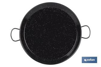 Paellera de Acero Esmaltado | Paellera Tradiconal | Paellera con 2 Asas | Varios Diámetros - Cofan