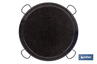 Enamelled steel paella pan | Traditional design | Paella Pan with 4 Handles
 - Cofan