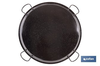 Enamelled steel paella pan | Traditional design | Paella Pan with 4 Handles
 - Cofan