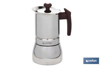 Moka pot | Stainless Steel | Different capacities - Cofan