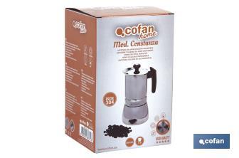 Cafetera Modelo Constanza | Fabricada en Acero Inox | Diferentes capacidades - Cofan