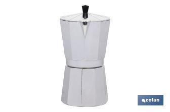 Cafetera Modelo Provenza | Capacidades diferenes | Fabricada en Alumino | Para Inducción | Cafetera Cofan - Cofan
