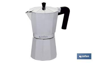 Cafetera Modelo Provenza | Capacidades diferenes | Fabricada en Alumino | Para Inducción | Cafetera Cofan - Cofan