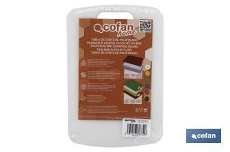 Chopping board with handle | Available in different sizes and colours - Cofan