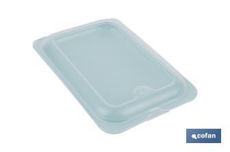 Pack de 4 fiambreras portaembutidos apilables | Tapa transparente | Conservación de alimentos | Medidas: 25 x 17 x 3 cm - Cofan