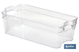 Organizador para alimentos en el frigorífico | Diferentes Medidas | Maximiza espacios en su refrigerador - Cofan