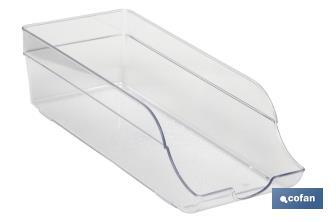 Organizer per lattine da frigorifero | Dimensioni: 36 x 14,5 x 10 cm | Per ottimizzare lo spazio nel frigorifero - Cofan