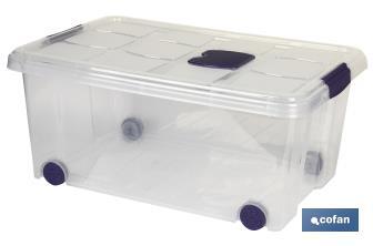 Caja de ordenación con ruedas Ricordi - Cofan