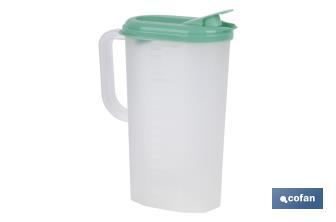 Water jug | 2-litre capacity | Available in three colours - Cofan