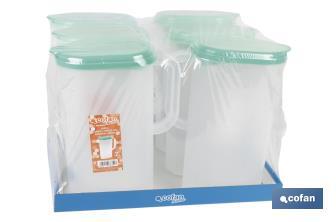 Water jug | 2-litre capacity | Available in three colours - Cofan