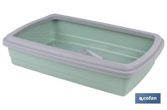 Cat litter tray | Two colours | Size: 47 x 31 x 11cm - Cofan