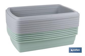 Cat litter tray | Two colours | Size: 47 x 31 x 11cm - Cofan