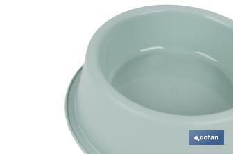 Round food bowl for pets | Available in 2 colours | Size: 24.5 x 7.5cm - Cofan