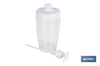 Dispenser per sapone | Due colori | Capacità da 870 ml - Cofan