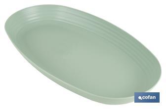 Multipurpose oval serving dish | Available in 2 colours | Size: 39 x 22 x 4.5cm - Cofan