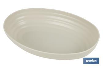 Multipurpose oval serving dish | Available in 2 colours | Size: 24 x 16 x 5.5cm - Cofan