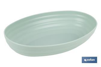 Multipurpose oval serving dish | Available in 2 colours | Size: 24 x 16 x 5.5cm - Cofan