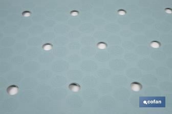 Rectangular bath mat | Suitable for shower tray or bathtub | Non-slip mat | Available in various colours | Size: 36 x 72cm - Cofan